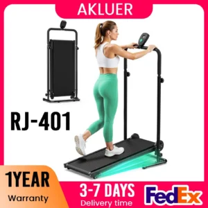 Motorless Treadmill with Dual Flywheel & Fixed Incline