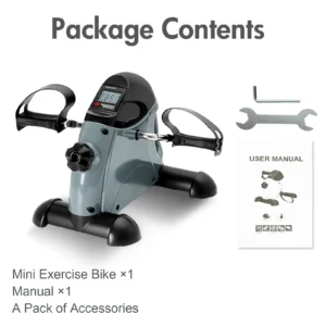 Motorized Under Desk Pedal Exerciser with Digital LCD